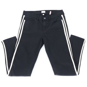 SNEAK PEAK Mid Rise Skinny Stripe Jeans